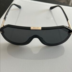 Quay Australia Black and Gold Sunglasses
